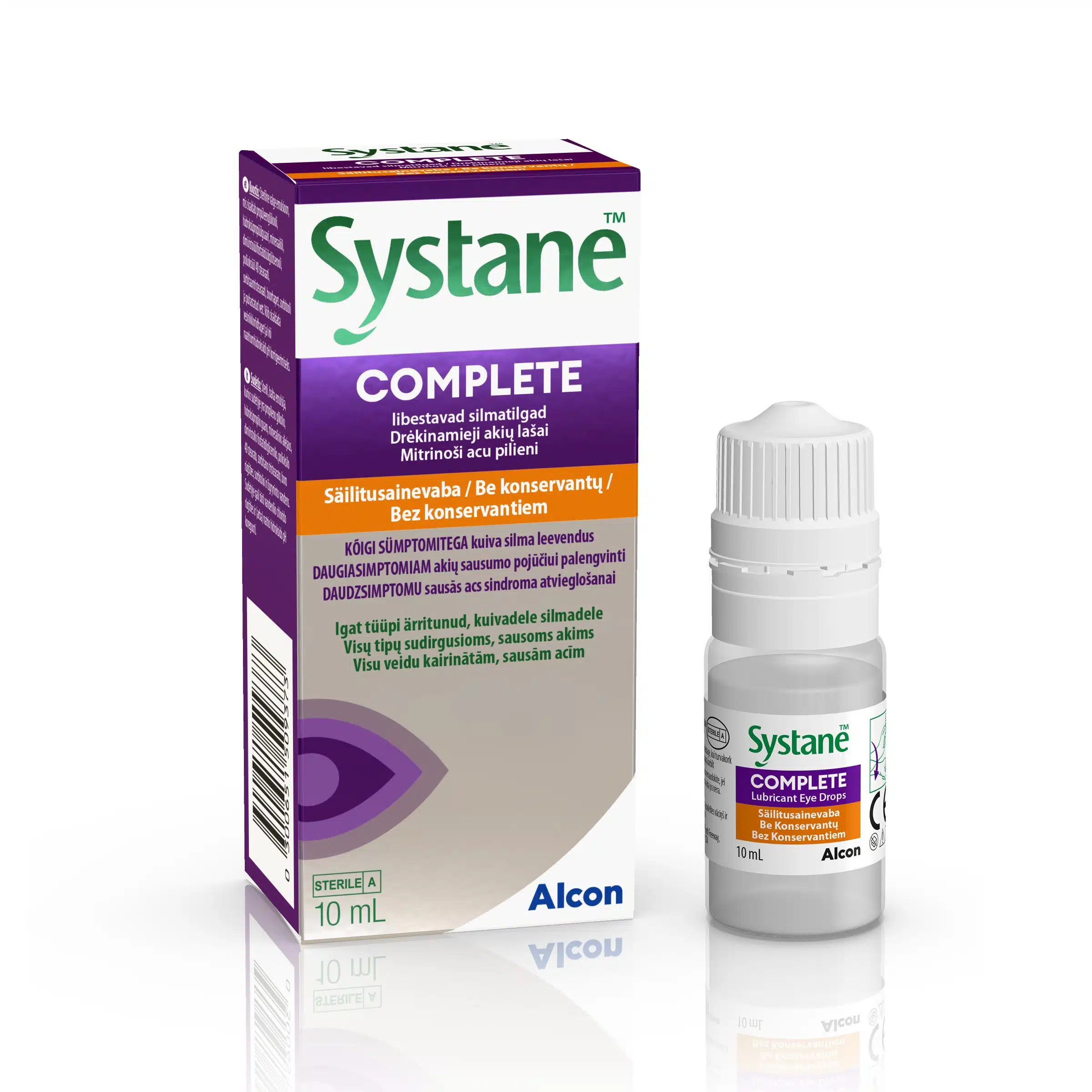 Systane Complete säilitusainevabad silmatilgad (10 ml)